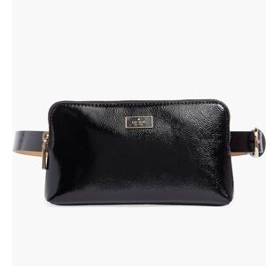 Kate Spade black belt bag genuine Leather size S/M